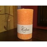 Oranž lauaküünal, 10x6 cm